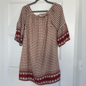 Off the shoulder dress